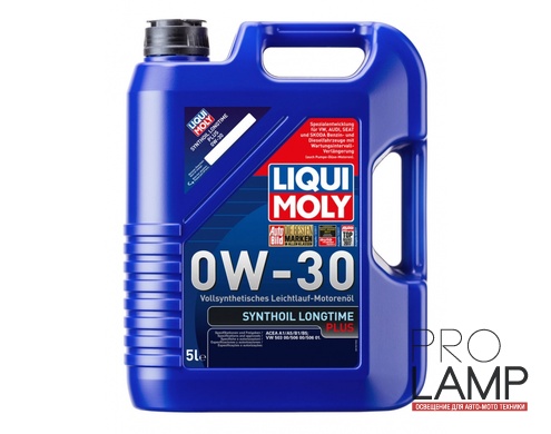 LIQUI MOLY Synthoil Longtime Plus 0W-30 — Синтетическое моторное масло 5 л.