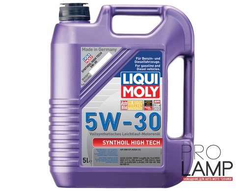 LIQUI MOLY Synthoil High Tech 5W-30 — Синтетическое моторное масло 5 л.