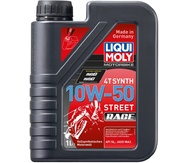 LIQUI MOLY Motorbike 4T Synth Street Race 10W-50 — Синтетическое моторное масло для 4-тактных мотоциклов 1 л.