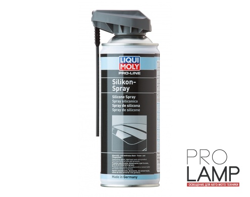 LIQUI MOLY Pro-Line Silikon-Spray — Бесцветная смазка-силикон 0.4 л.