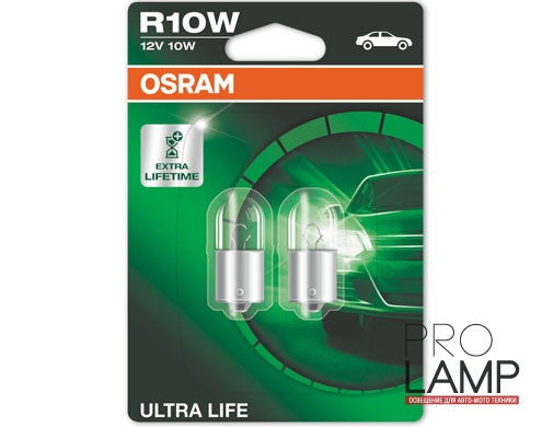 Галогеновые лампы Osram Ultra Life R10W - 5008ULT-02B