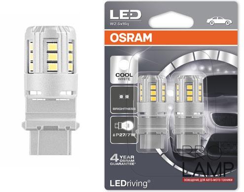Светодиодные лампы Osram Standart Cool White P27/7W - 3547CW-02B